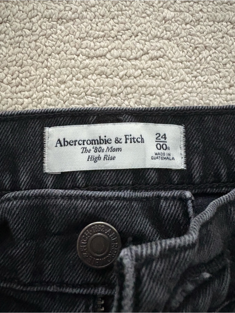 Abercrombie and Fitch Black Jeans